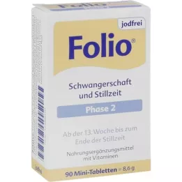 FOLIO 2 iyotsuz film kaplı tablet, 90 adet