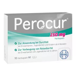 PEROCUR 250 mg sert kapsül, 10 adet