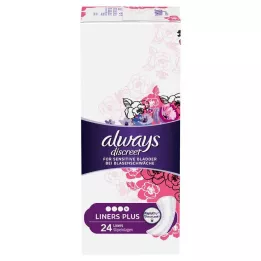 ALWAYS gizli idrar kaçırma astarı artı külot astarı, 24 adet