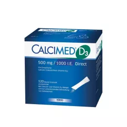 CALCIMED D3 500 mg/1000 I.E. Doğrudan Granüller, 120 adet