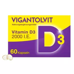 VIGANTOLVIT 2000 I.E. Vitamin D3 yumuşak kapsül, 60 adet