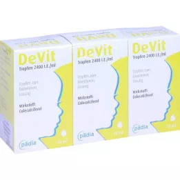 DEVIT Damla 2400 IU/ml Oral damla, 3X10 ml