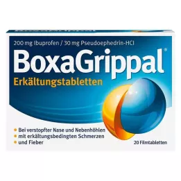 BOXAGRIPPAL Soğuk tabletler 200 mg/30 mg FTA, 20 adet