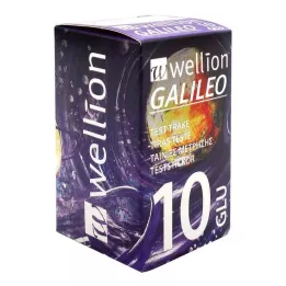 WELLION GALILEO Kan şekeri test çubukları, 10 adet