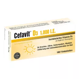 CEFAVIT D3 1.000 IU film kaplı tabletler, 100 adet
