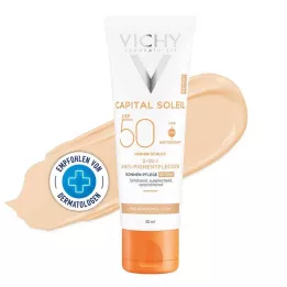 VICHY IDEAL Soleil Anti-Pigment Lekeleri Cr.LSF 50+, 50 ml