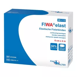 FIXIERBINDE elastik 6 cmx4 m selofanlı, 1 adet