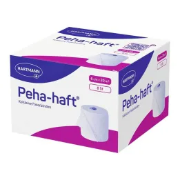 Peha-Haft lateks içermeyen sabitleme bandajı 6 cm x 20 m, 8 adet