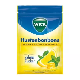 WICK Limon & nat.Menthol Bonbonlar.Şeker Poşeti, 72 gr