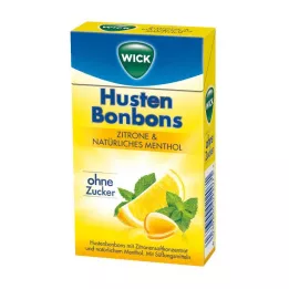 WICK Limon & şekersiz doğal mentol şekeri Clickbox, 46 g