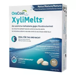 ORACOAT XyliMelts nane içermeyen yapıştırıcı tabletler, 40 adet