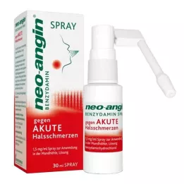 NEO-ANGIN Benzydamine akut boğaz ağrısı spreyi, 30 ml