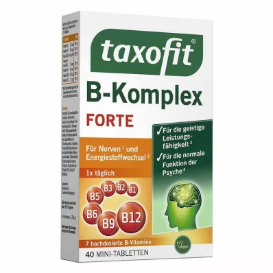 TAXOFIT B-kompleks tabletler, 40 adet TAXOFIT B-kompleks tabletler, 40 adet