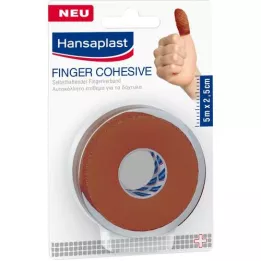 HANSAPLAST Parmak konektörü kendinden yapışkanlı 2,5 cmx5 m cilt, 1 adet