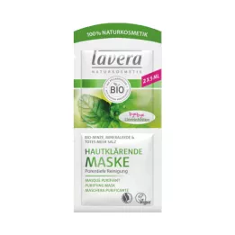 LAVERA cilt aydınlatıcı maske nane, 2X5 ml