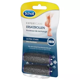 SCHOLL Kadife pürüzsüz Pedi yedek ruloları ultra güçlü, 2 parça