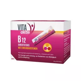 VITA AKTIV Protein yapı taşlı B12 direkt çubuklar, 60 adet
