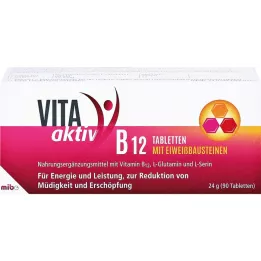 VITA AKTIV Protein yapı taşlı B12 tabletleri, 90 adet