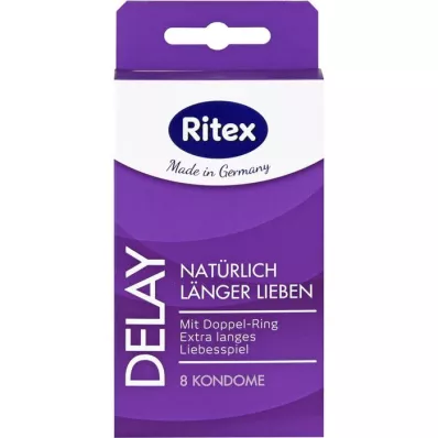 RITEX Geciktirici prezervatif, 8 adet
