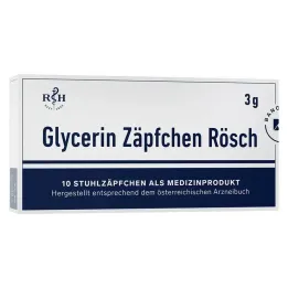 Gliserin fitiller Rösch kabızlığa karşı 3 g, 10 adet