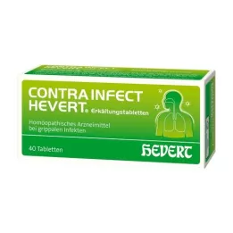 CONTRAINFECT Hevert soğuk algınlığı tabletleri, 40 adet
