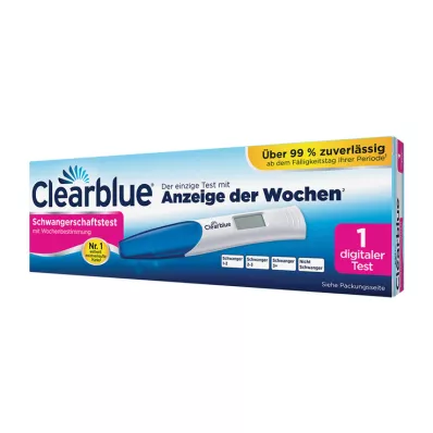 CLEARBLUE Hafta belirlemeli gebelik testi, 1 adet CLEARBLUE Hafta belirlemeli gebelik testi, 1 adet