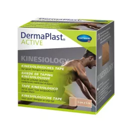 DERMAPLAST Aktif Kinesyoloji Bandı 5 cmx5 m bej, 1 adet