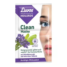 LUVOS Şifalı Kil Temizleyici Maske Doğal Kozmetik, 2X7,5 ml