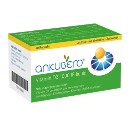 ANKUBERO D3 Vitamini 1000 IU sıvı kapsül, 60 adet