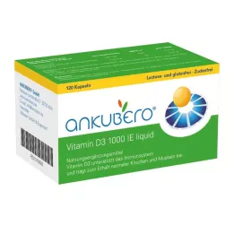 ANKUBERO D3 Vitamini 1000 IU sıvı kapsül, 120 adet