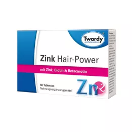 ZINK HAIR-Güç tabletleri, 60 adet