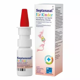 SEPTANASAL Çocuklar için 0,5 mg/ml + 50 mg/ml burun fitili, 10 ml