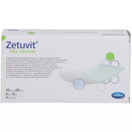 ZETUVIT Plus Silikon steril 10x20 cm, 10 adet