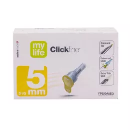 MYLIFE Clickfine kalem iğneleri 5 mm 31 G, 100 adet