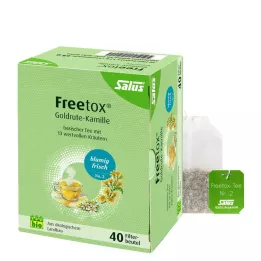 FREETOX Çay Altınbaşak-Papatya Organik Salus filtre poşetleri, 40 adet
