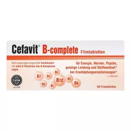 CEFAVIT B-tam film kaplı tabletler, 60 adet