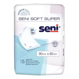 SENI Soft Süper Yatak Koruyucu 90x60 cm, 5 adet