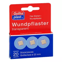 GOTHAPLAST Yara sıvası 2,2 cm şeffaf, 20 adet