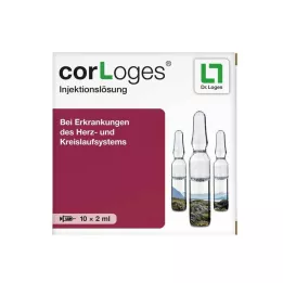 CORLOGES Enjeksiyon solüsyonu ampulleri, 10X2 ml