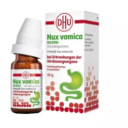 NUX VOMICA D 6 DHU Sindirim hastalıkları için küre, 10 gr