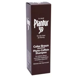 PLANTUR 39 Renkli Kahverengi Fito-Kafein Şampuanı, 250 ml