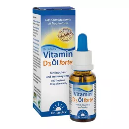 VITAMIN D3 ÖL forte Dr.Jacobs damlaları, 20 ml
