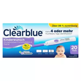 CLEARBLUE Yumurtlama testi gelişmiş & dijital, 20 adet