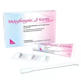 MYKOFUNGIN 3 kombi 200 mg vajinal tablet + 10 mg/g Cre., 1 paket