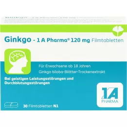 GINKGO-1A Pharma 120 mg film kaplı tablet, 30 adet