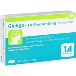 GINKGO-1A Pharma 40 mg film kaplı tablet, 30 adet