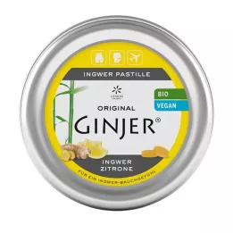 INGWER GINJER Pastilles Organik Limon, 40 gr