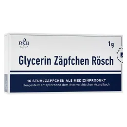 Gliserin fitiller Rösch kabızlığa karşı 1 g, 10 adet