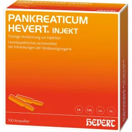 PANKREATICUM Hevert enjeksiyon ampulleri, 100 adet