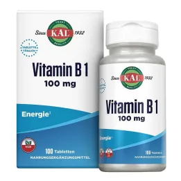 B1 Vitamini Tiamin 100 mg tablet, 100 adet
